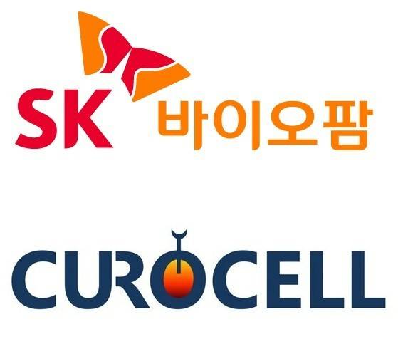 [사진=SK바이오팜(위)·큐로셀(아래)]