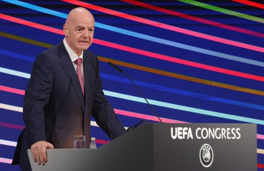 인판티노 FIFA 회장. 사진[EPA=연합뉴스]