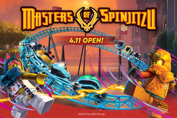 레고랜드가 닌자고 IP를 활용한 어트랙션 ‘스핀짓주’를 오는 11일 새롭게 선보인다. / 사진=레고랜드 코리아