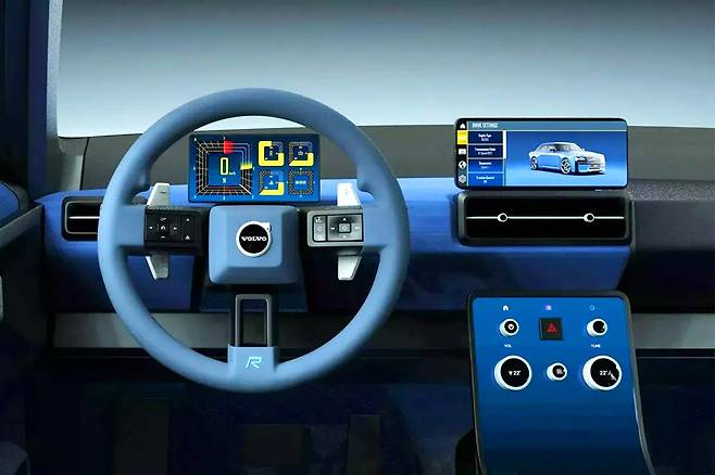 볼보 240R 콘셉트 실내 예상도