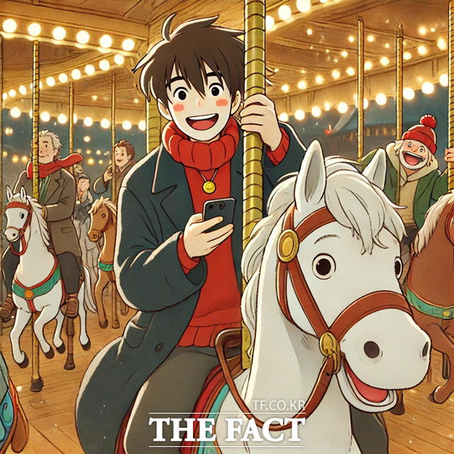 기자가 직접 찍은 사진을 생성형 인공지능(AI) 챗GPT를 활용해 지브리 스타일로 변경한 모습. /챗GPT