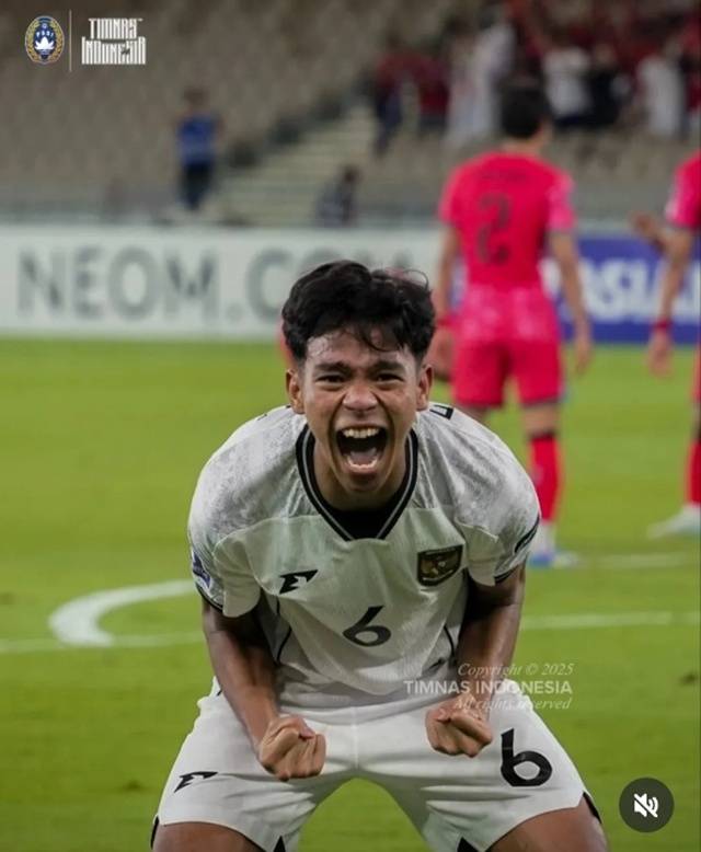 인도네시아 축구대표팀 골 세리머니. /사진=인도네시아 축구협회 SNS
