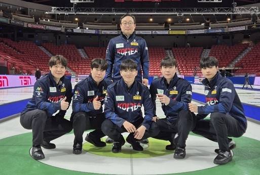 남자 컬링 대표팀 [대한컬링연맹 제공. 재판매 및 DB 금지]