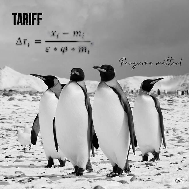 남극 근처 무인도에 관세를 부과한 미국 도널드 트럼프 대통령의 행동에 대한 풍자가 사회관계망서비스 등에 확산되며 ‘밈(meme)’으로 자리잡았다. 사회관계망서비스 갈무리