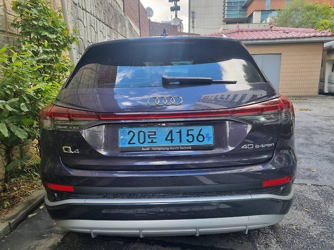 아우디 Q4 e-트론. /사진=강주헌 기자