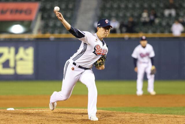 두산 베어스 김유성./두산 베어스