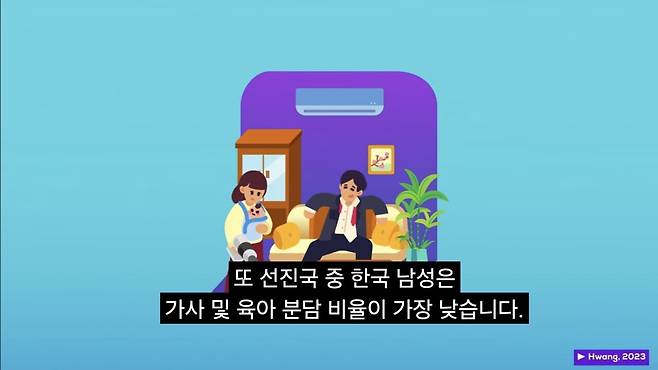 우리나라 출산율 영상 올린 2300만 유튜버 영상 내용