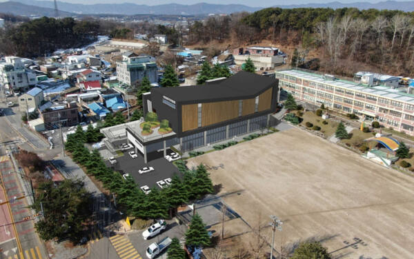 백암초등학교 복합문화센터 예상 조감도. 용인특례시 제공