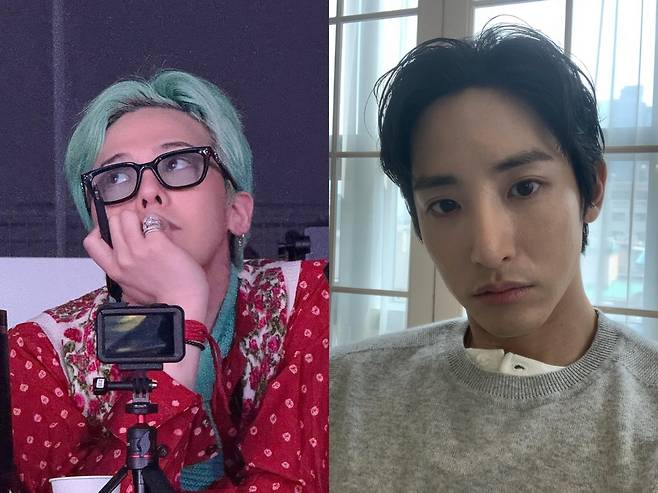 지드래곤과 이수혁. 인스타그램 캡처.