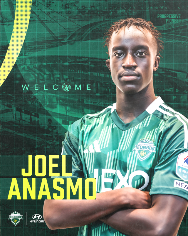 전북 현대가 조엘 아나스모를 영입했다./전북 현대