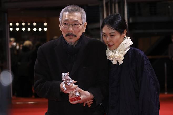 배우 김민희와 감독 홍상수가 득남했다. 사진|뉴시스