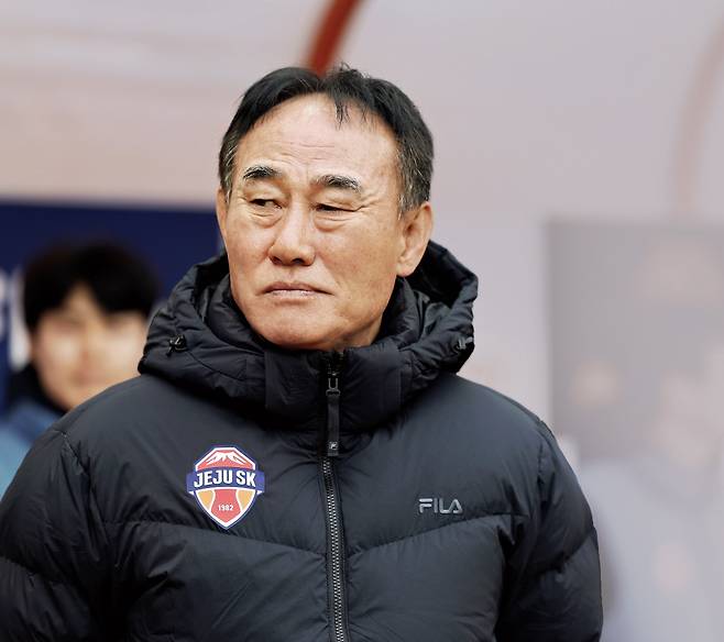 김학범 제주SK 감독. 프로축구연맹 제공
