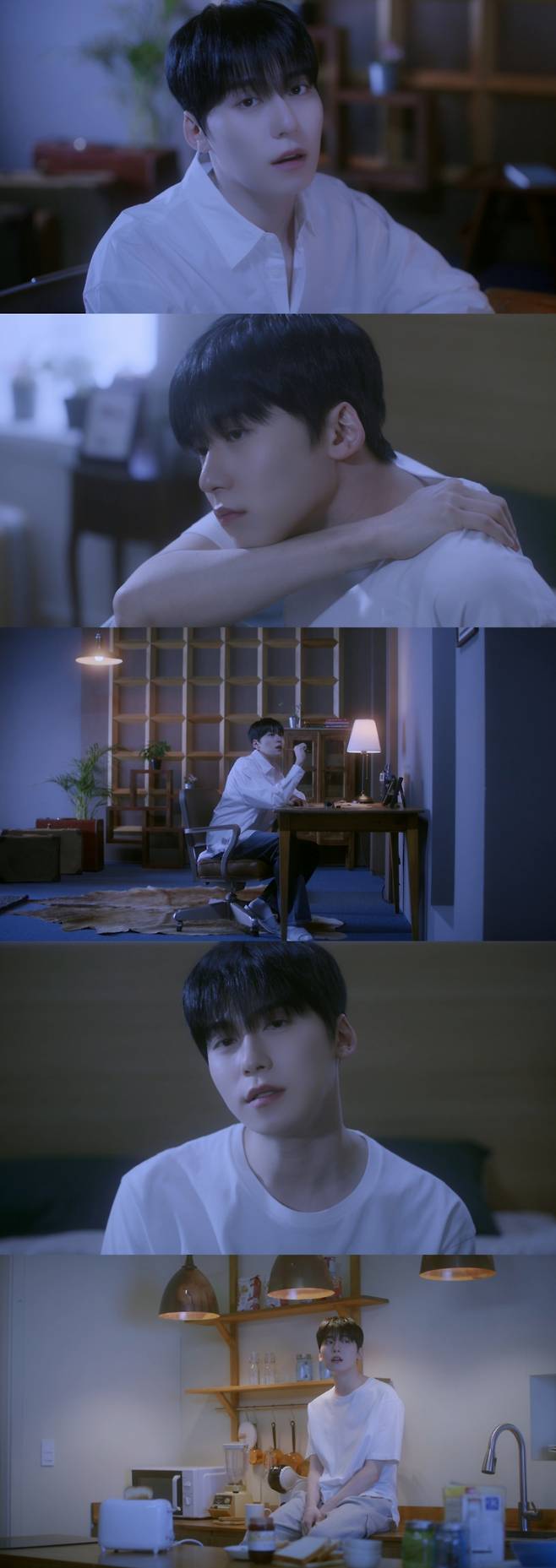 /사진=원어스 건희 '아이 저스트 원트 러브' 뮤직비디오