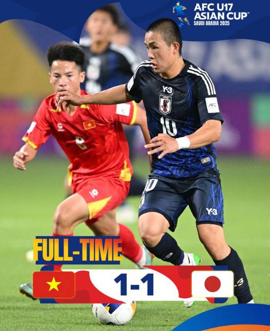 일본-베트남 경기 장면. /사진=AFC 공식 SNS 갈무리