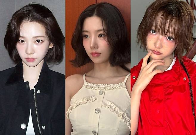 카리나, 권은비, 지유. 사진 | 각 SNS