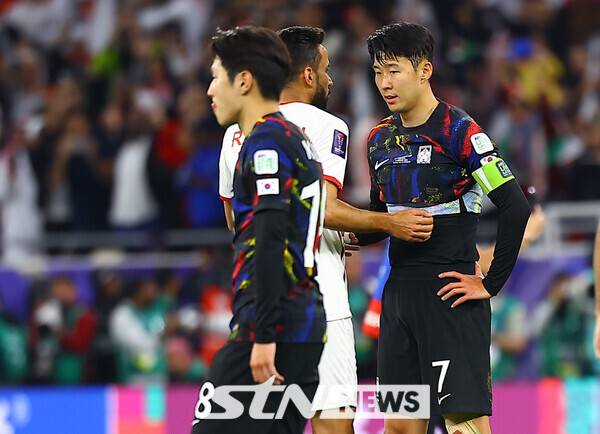2023 아시아축구연맹(AFC) 아시안컵 당시 손흥민과 이강인. 사진┃뉴시스