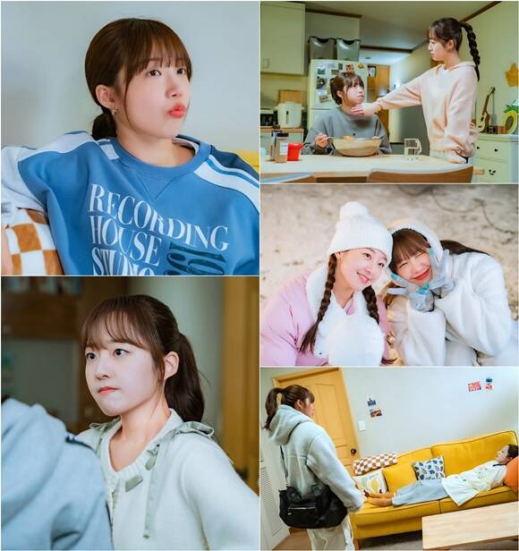 KBS2 새 수목드라마 '24시 헬스클럽'에 출연하는 배우 정은지(위 왼쪽)와 이다은의 스틸이 공개됐다. /KBS2