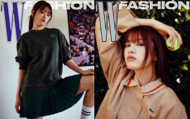 아이브 안유진, 스포티 무드 화보 도전... 성공적(제공: 더블유 코리아)