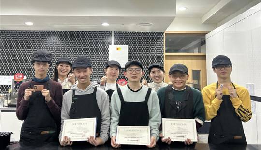 대전해든학교 바리스타 자격 취득 활동 모습. 대전시교육청 제공