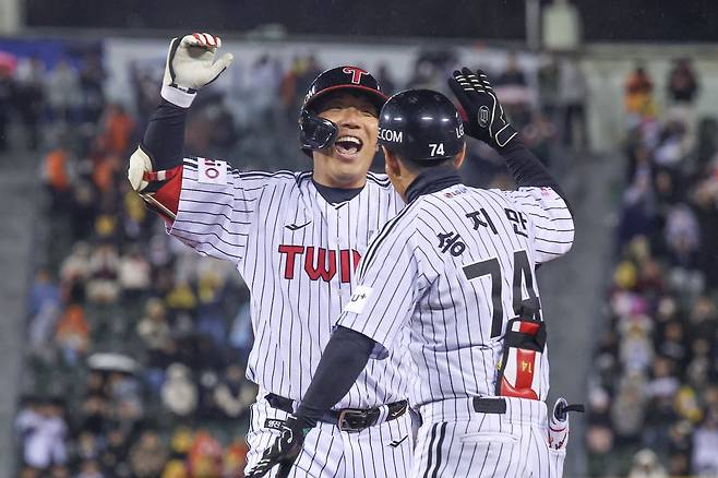 LG 트윈스 김현수. 연합뉴스