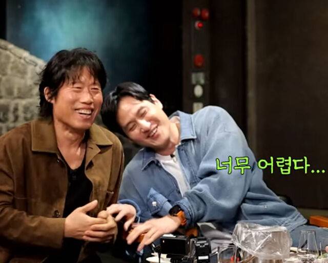 유튜브 '짠한형'에 유해진과 박해준이 출연해 입담을 과시했다. / 유튜브 '짠한형' 캡처