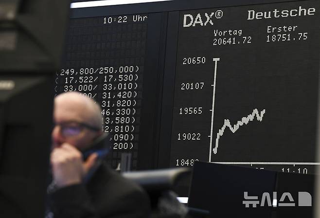 [AP/뉴시스] 독일 프랑크푸르트 거래소
