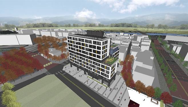 강릉시 통합공공임대주택 조감도. 강릉시 제공