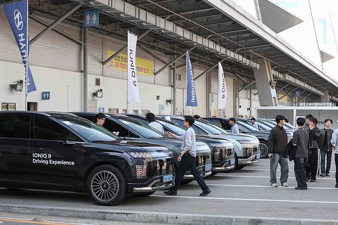 &nbsp;2025서울모빌리티쇼 시승 행사_현대차 아이오닉9
