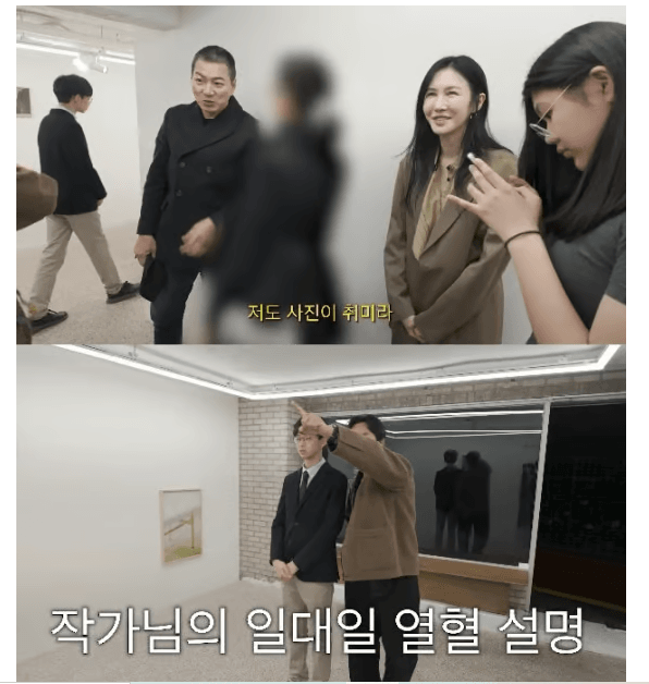 엄태웅 사진전에 방문한 삼둥이 그리고 많이 큰 지온이