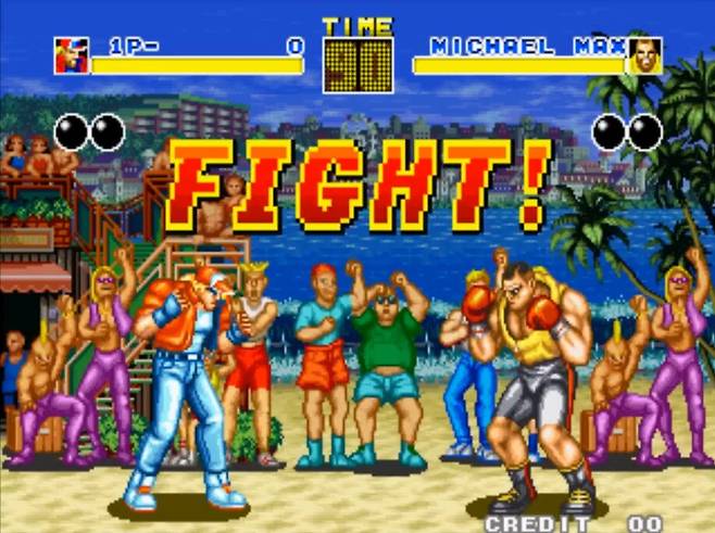 ▲ SNK 격투 게임 전설의 시작점이자 지금까지도 명맥을 이은 캐릭터들의 시작점, '아랑전설'