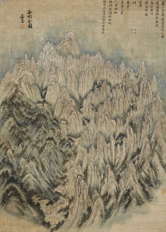 겸재 정선 '금강전도'