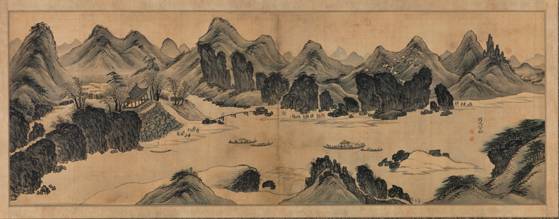 겸재 정선 '연강임술첩' 중 '우화등선'