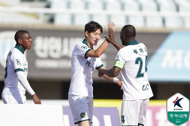 김포 FC 스트라이커 김 결. 사진=한국프로축구연맹