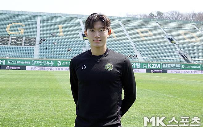 김포 FC 스트라이커 김 결. 사진=이근승 기자