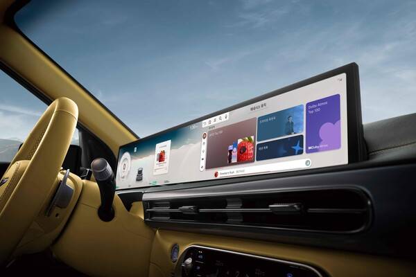 제네시스 뮤직 적용 화면