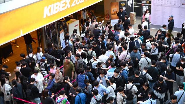 드링크서울, 키벡스 방문객들 모습. 지엠이지