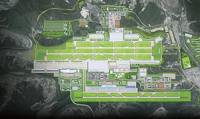 대구경북신공항 조감도. 대구시 제공