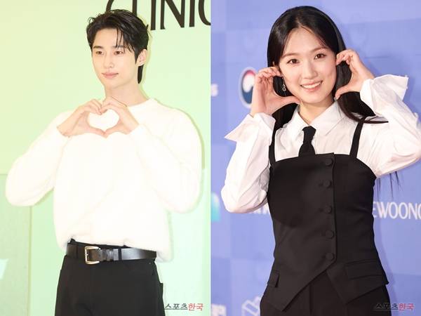 사진= 뷰티 브랜드 크리니크(CLINIQUE)의 팝업 스토어에 참석한 변우석(좌) /2024 뉴시스 한류엑스포 포토월 행사에 참석한 배우 김혜윤.(우) ⓒ이혜영 기자 lhy@hankooki.com