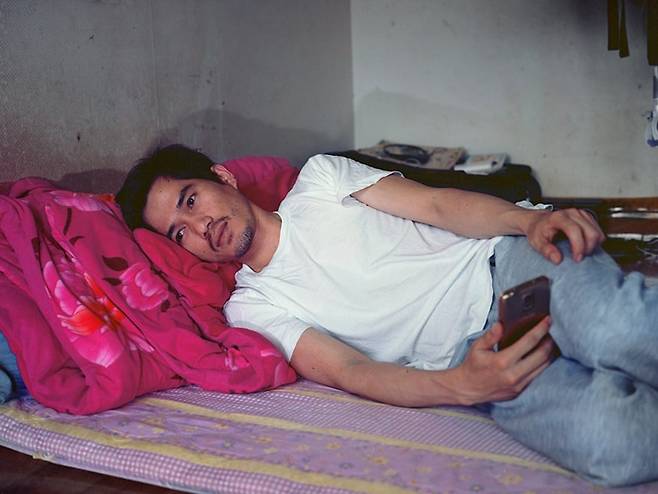 캄보디아 출신 외국인 노동자 실런, 2017년/ 심학철 사진가