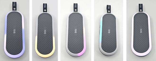 (왼쪽부터) 모드 1에서 5까지 다양한 패턴으로 LED 조명을 전환할 수 있다 / 출처=IT동아