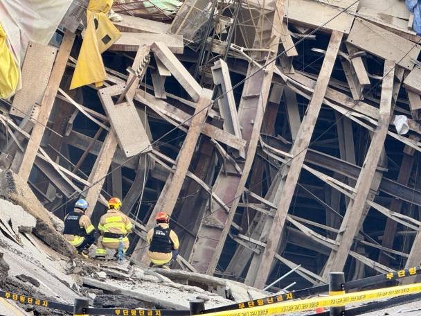 ▲ 붕괴 발생한 광명 신안산선 지하터널 공사 현장 [연합뉴스]