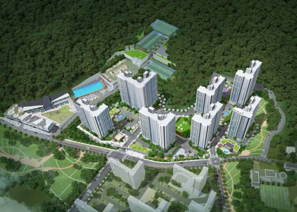 경남 사천 ‘동원베네스트 스카이포레’ 투시도.