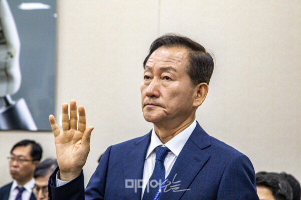 ▲지난해 국회 과방위 회의에 출석한 류희림 방심위원장. 사진=김용욱 기자