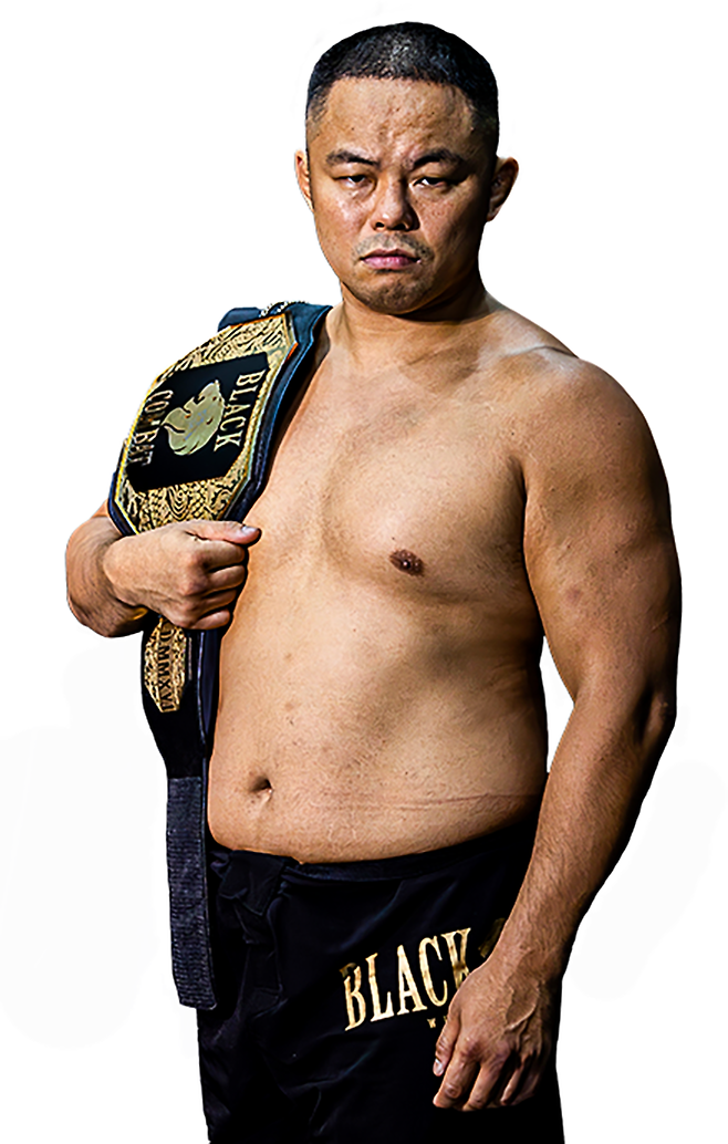 초대 블랙컴뱃 중량급 챔피언 양해준. 사진=이데아 파라곤