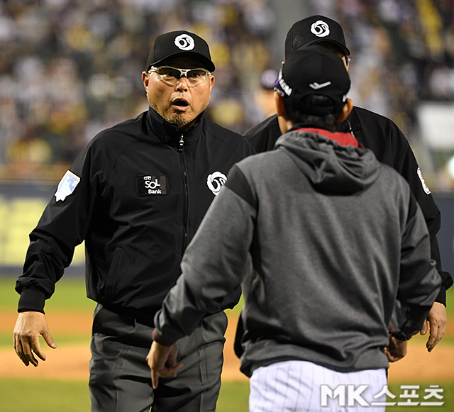 염경엽 감독은 11일 잠실 두산전에서 퇴장당했다. 사진(잠실 서울)=천정환 기자