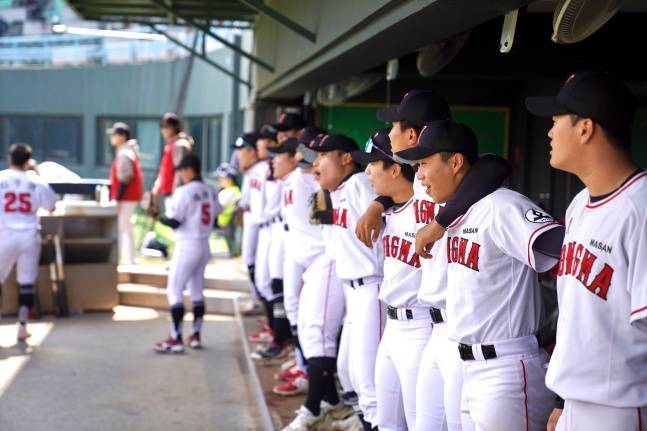 마산용마고 야구부. /사진=대한야구소프트볼협회 제공