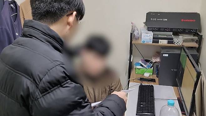 검거된 딥페이크 텔레그램 대화방 운영자 [경기북부경찰청 제공. 재판매 및 DB 금지]