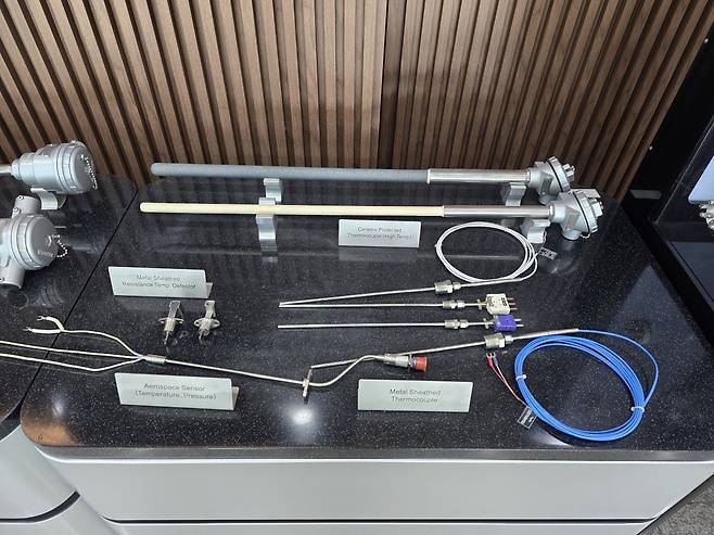 산업용 온도센서. 우진 제공