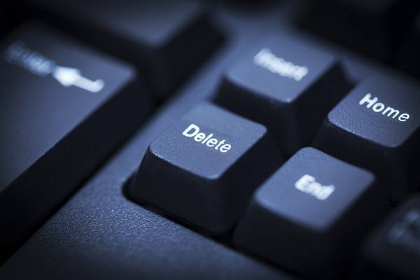▲삭제, delete. 사진=gettyimagesbank