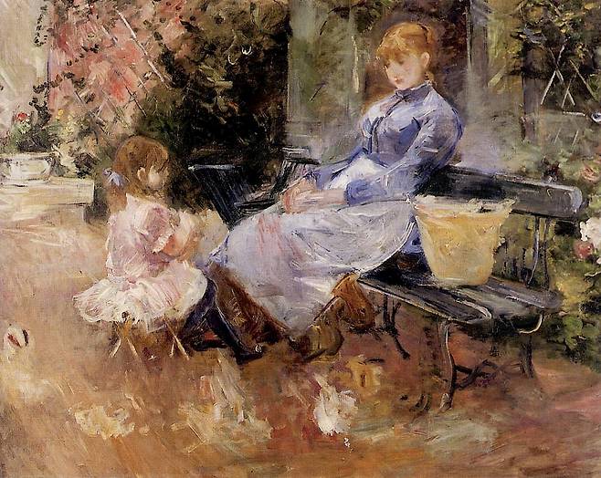 베르트 모리조, 우화, 1883, 캔버스에 유채, 65x81cm, 개인소장